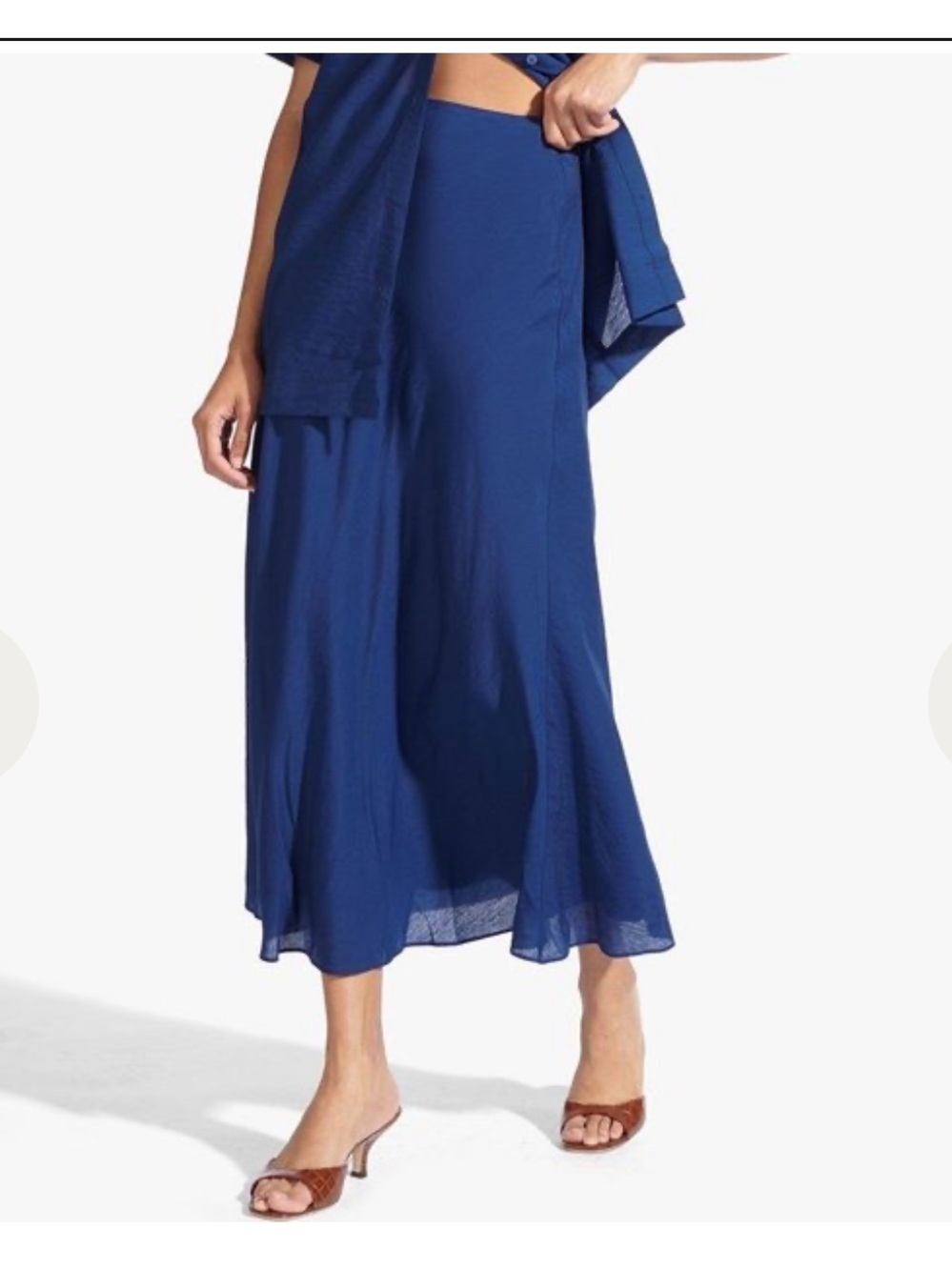 Staud Spire Midi Skirt